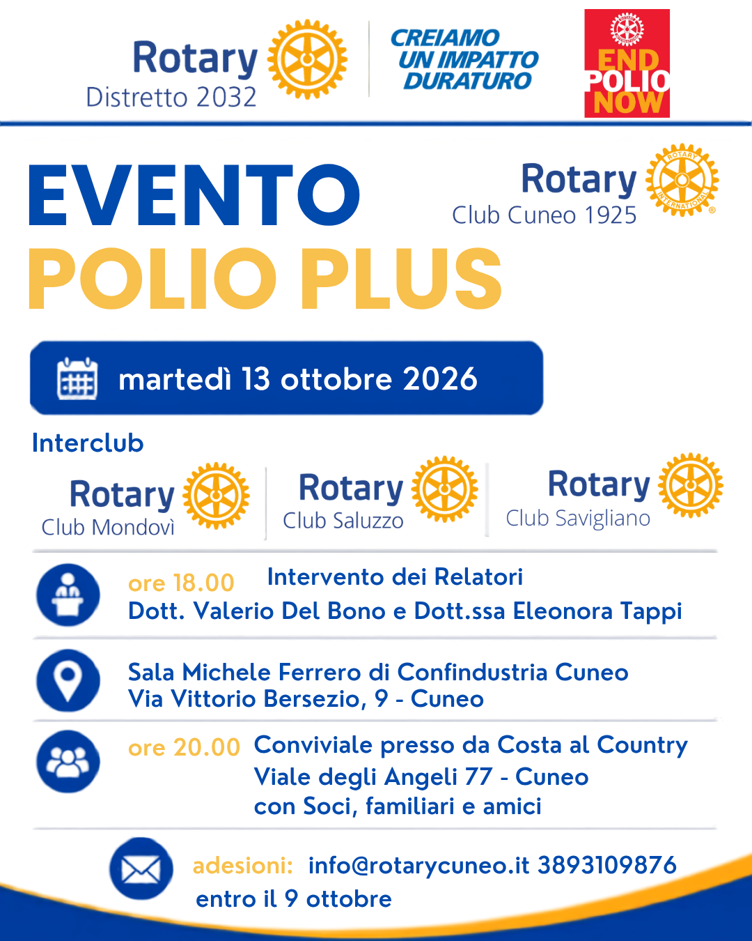 Evento “Polio Plus”