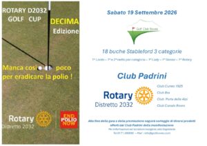 Giornata Polio al Golf Club Mellana- Insieme per un obiettivo importante
